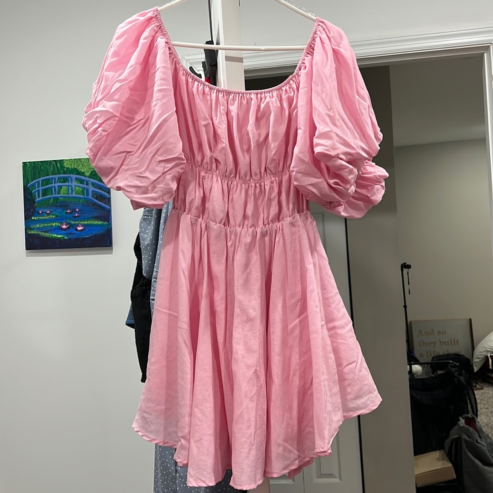 Pink dress perfect for Taylor’s Eras tour—worn w silver belt in separate listing